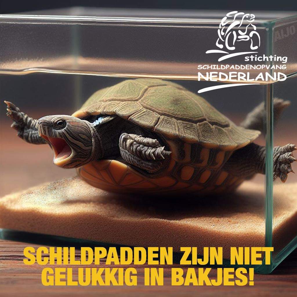 Schildpadden horen niet in bakjes!